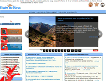 Tablet Screenshot of etudesaumaroc.com